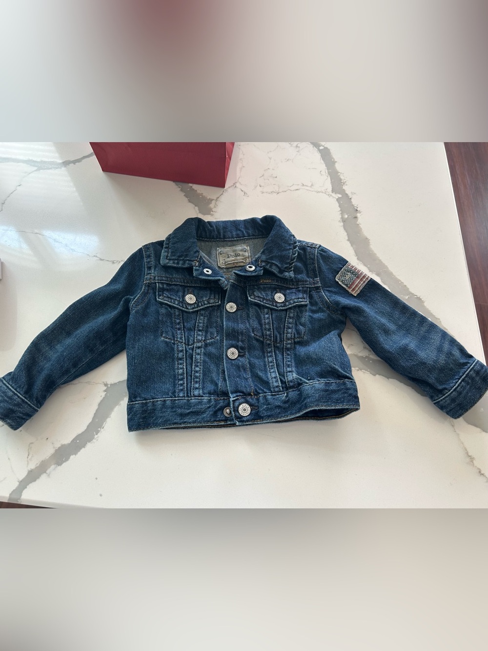 LIKE NEW! Polo by Ralph Lauren Denim Jacket. Size 18 months.